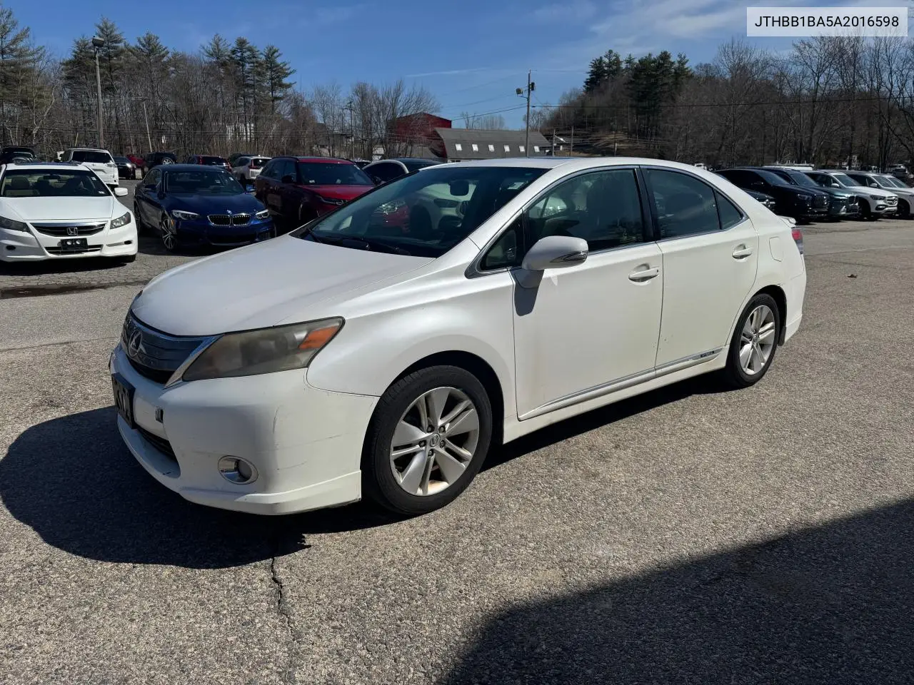 2010 Lexus Hs 250H VIN: JTHBB1BA5A2016598 Lot: 56955945