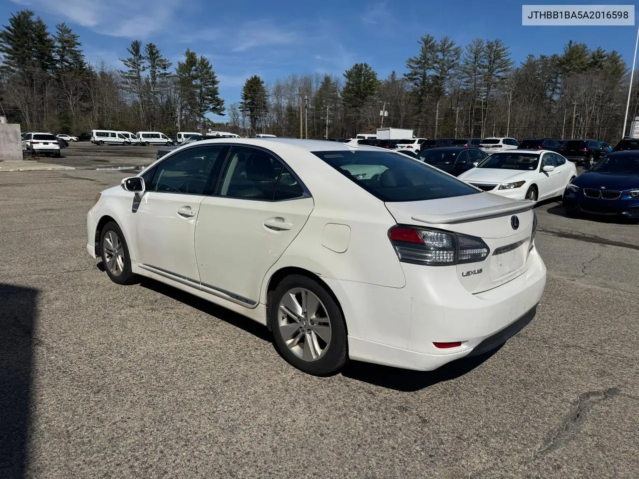 2010 Lexus Hs 250H VIN: JTHBB1BA5A2016598 Lot: 56955945