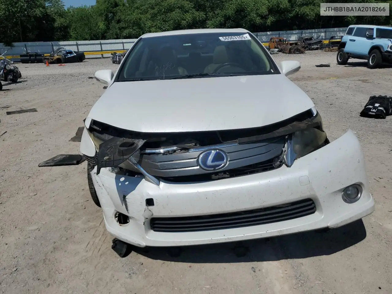 2010 Lexus Hs 250H VIN: JTHBB1BA1A2018266 Lot: 56963105