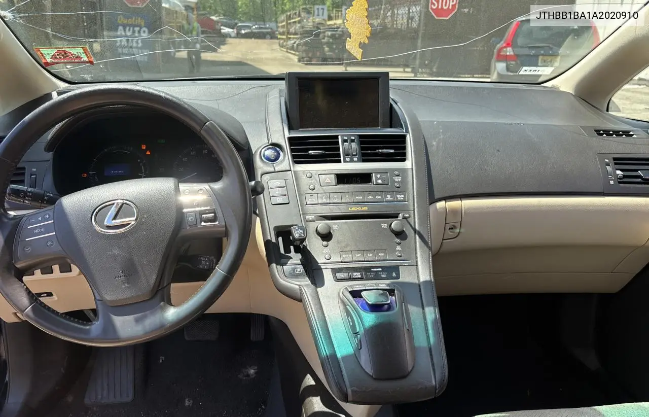 2010 Lexus Hs 250H VIN: JTHBB1BA1A2020910 Lot: 57009775