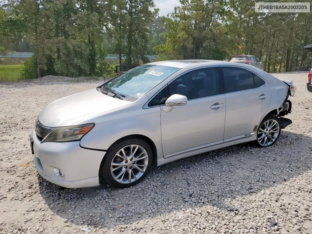 2010 Lexus Hs 250H VIN: JTHBB1BA5A2003205 Lot: 57230835