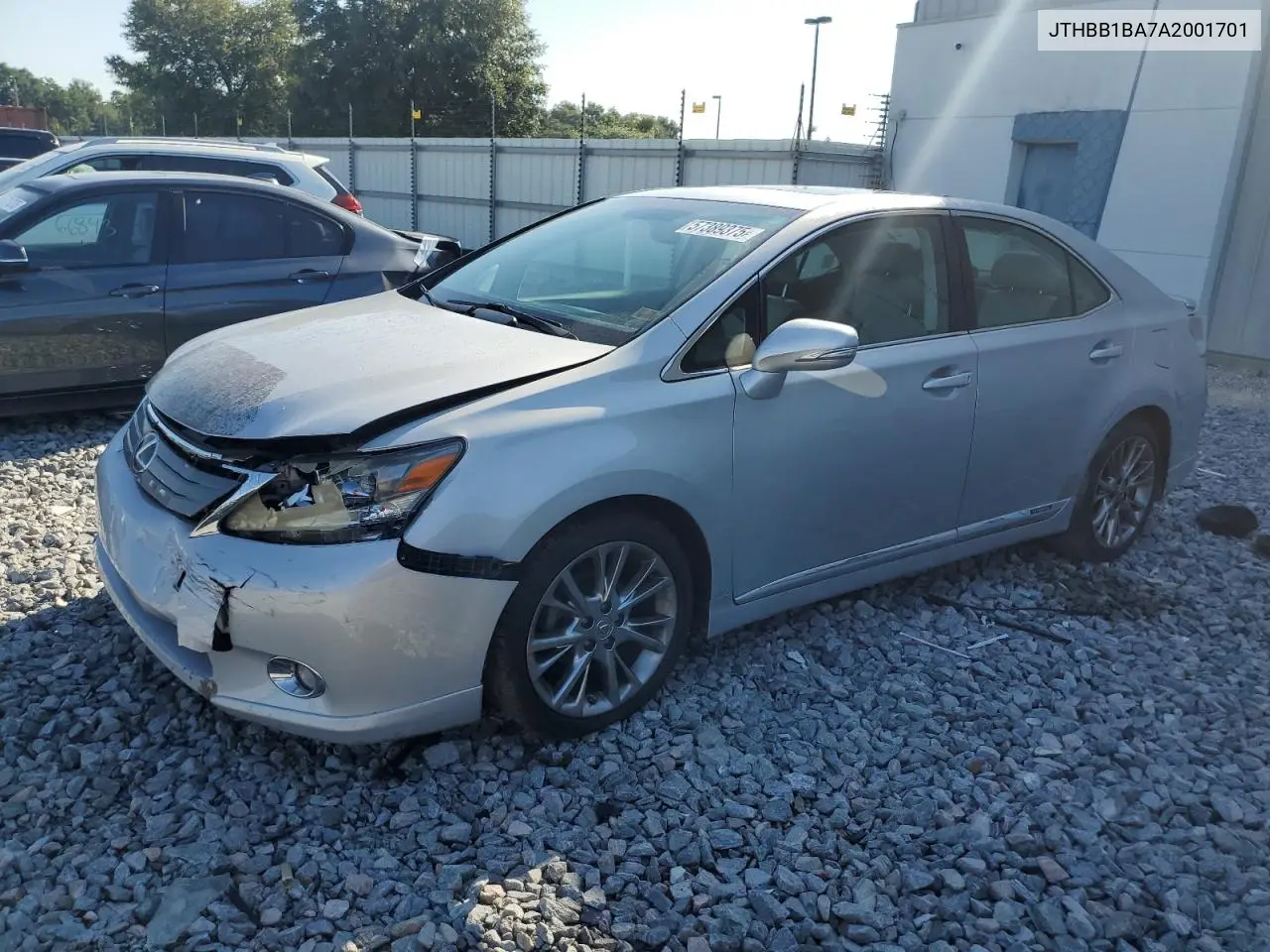 2010 Lexus Hs 250H VIN: JTHBB1BA7A2001701 Lot: 57389375