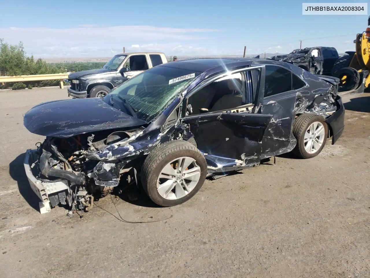 2010 Lexus Hs 250H VIN: JTHBB1BAXA2008304 Lot: 57490675