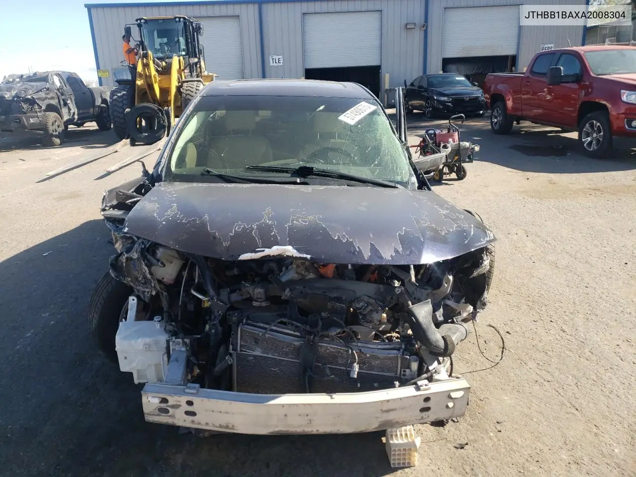 2010 Lexus Hs 250H VIN: JTHBB1BAXA2008304 Lot: 57490675