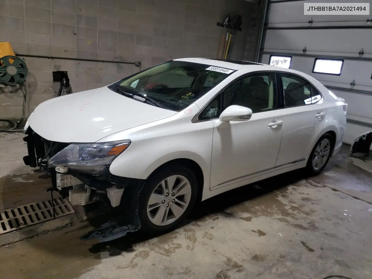 2010 Lexus Hs 250H VIN: JTHBB1BA7A2021494 Lot: 58891645