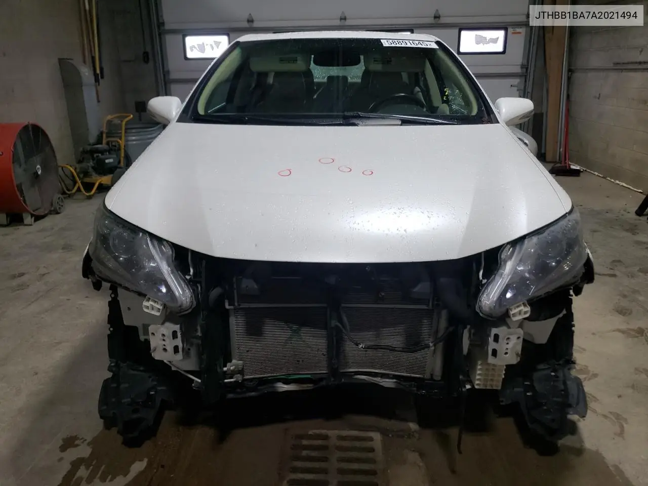 2010 Lexus Hs 250H VIN: JTHBB1BA7A2021494 Lot: 58891645