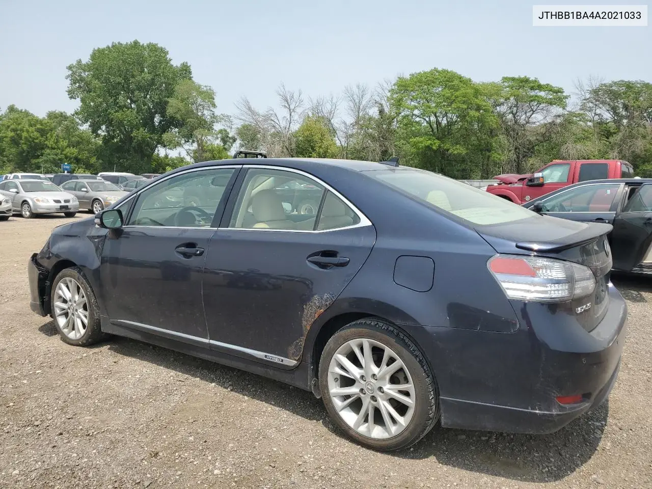 2010 Lexus Hs 250H VIN: JTHBB1BA4A2021033 Lot: 59011075