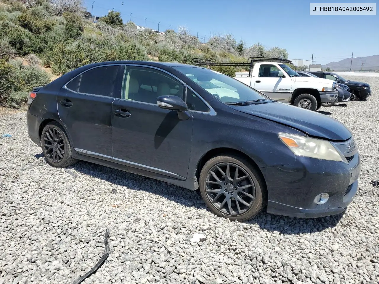 2010 Lexus Hs 250H VIN: JTHBB1BA0A2005492 Lot: 59042565