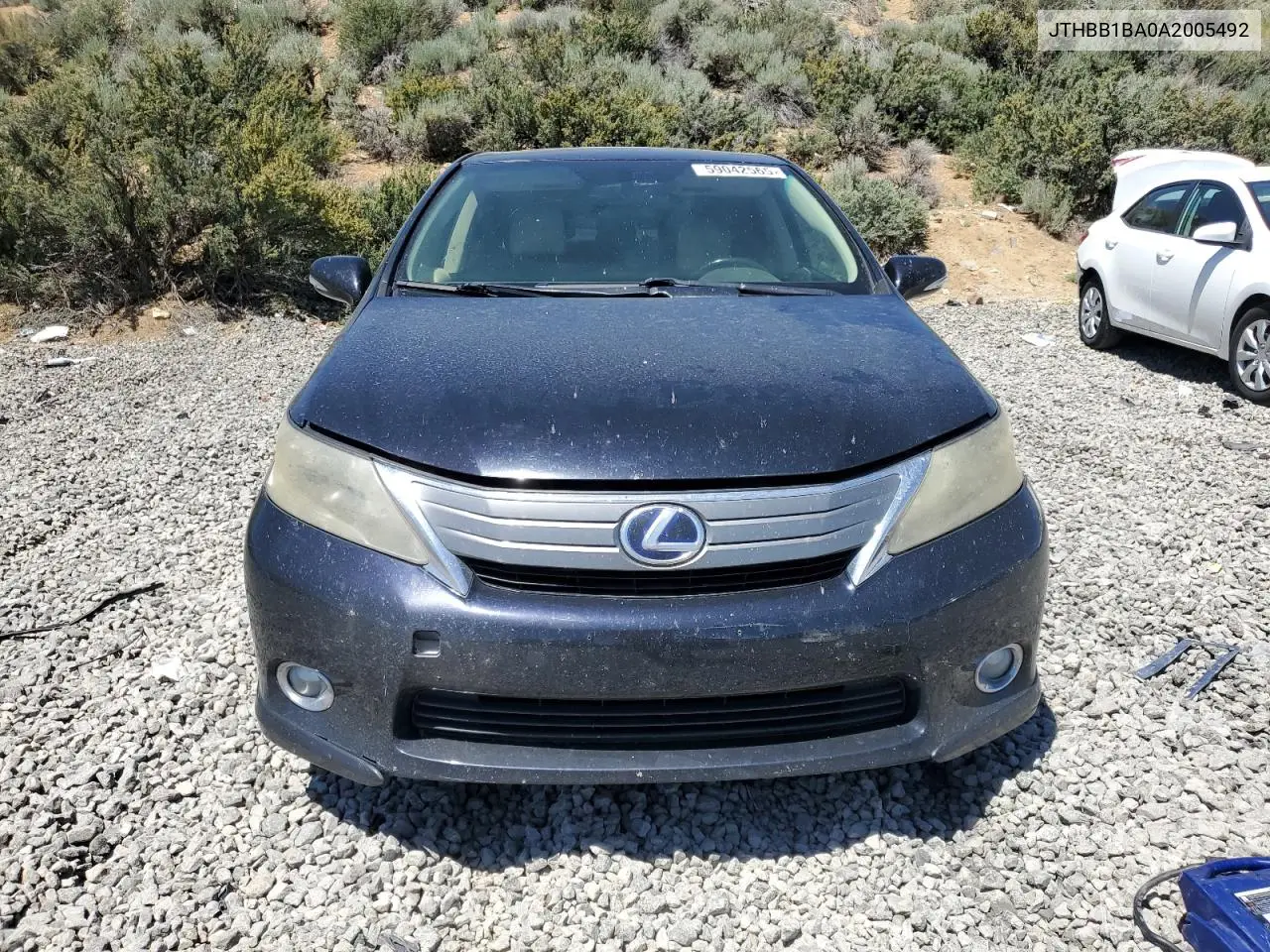 2010 Lexus Hs 250H VIN: JTHBB1BA0A2005492 Lot: 59042565