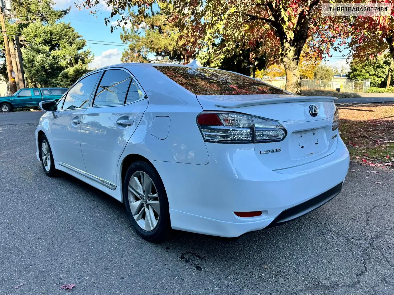 2010 Lexus Hs 250H VIN: JTHBB1BA0A2007484 Lot: 59062425