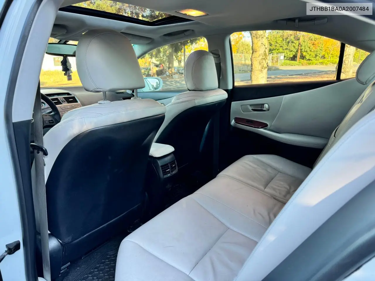 2010 Lexus Hs 250H VIN: JTHBB1BA0A2007484 Lot: 59062425
