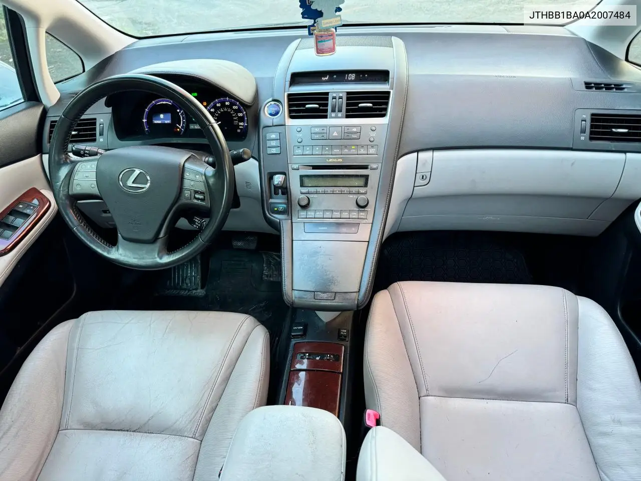 2010 Lexus Hs 250H VIN: JTHBB1BA0A2007484 Lot: 59062425