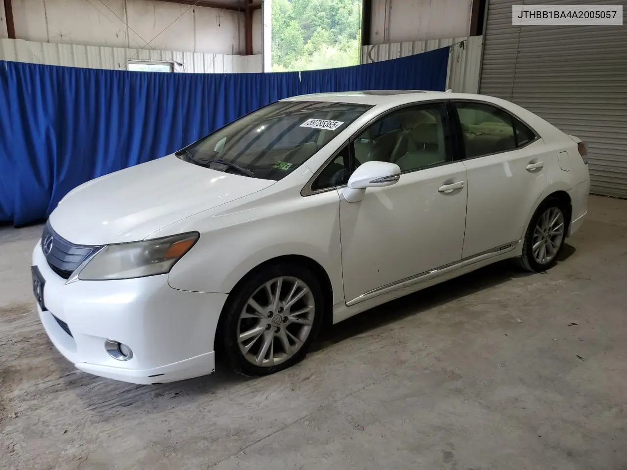 2010 Lexus Hs 250H VIN: JTHBB1BA4A2005057 Lot: 59785365