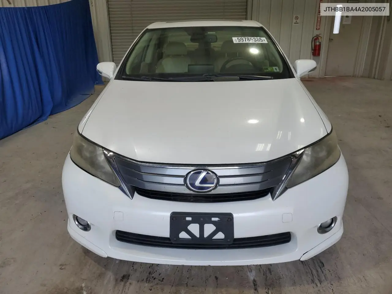 2010 Lexus Hs 250H VIN: JTHBB1BA4A2005057 Lot: 59785365