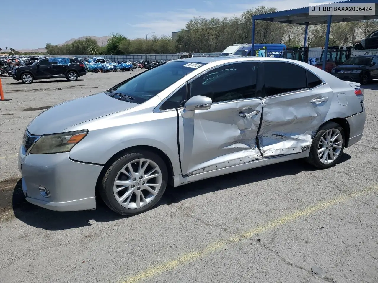 2010 Lexus Hs 250H VIN: JTHBB1BAXA2006424 Lot: 59798825