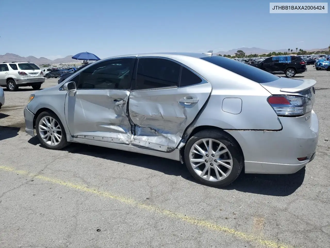 2010 Lexus Hs 250H VIN: JTHBB1BAXA2006424 Lot: 59798825