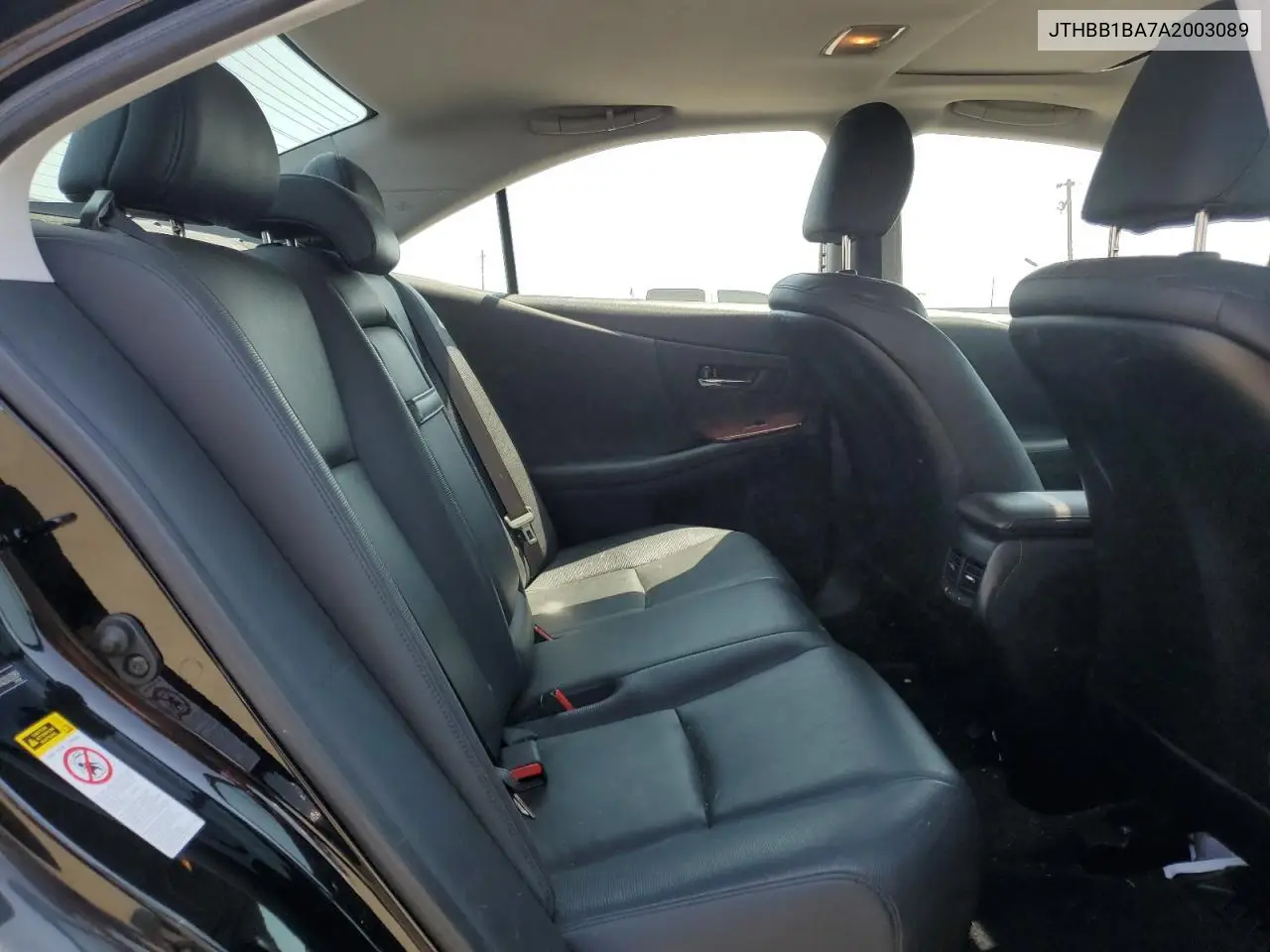 2010 Lexus Hs 250H VIN: JTHBB1BA7A2003089 Lot: 60156895