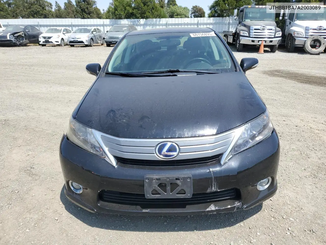 2010 Lexus Hs 250H VIN: JTHBB1BA7A2003089 Lot: 60156895