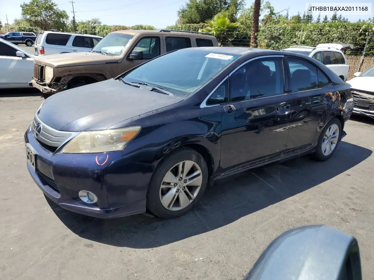 2010 Lexus Hs 250H VIN: JTHBB1BAXA2011168 Lot: 60274485