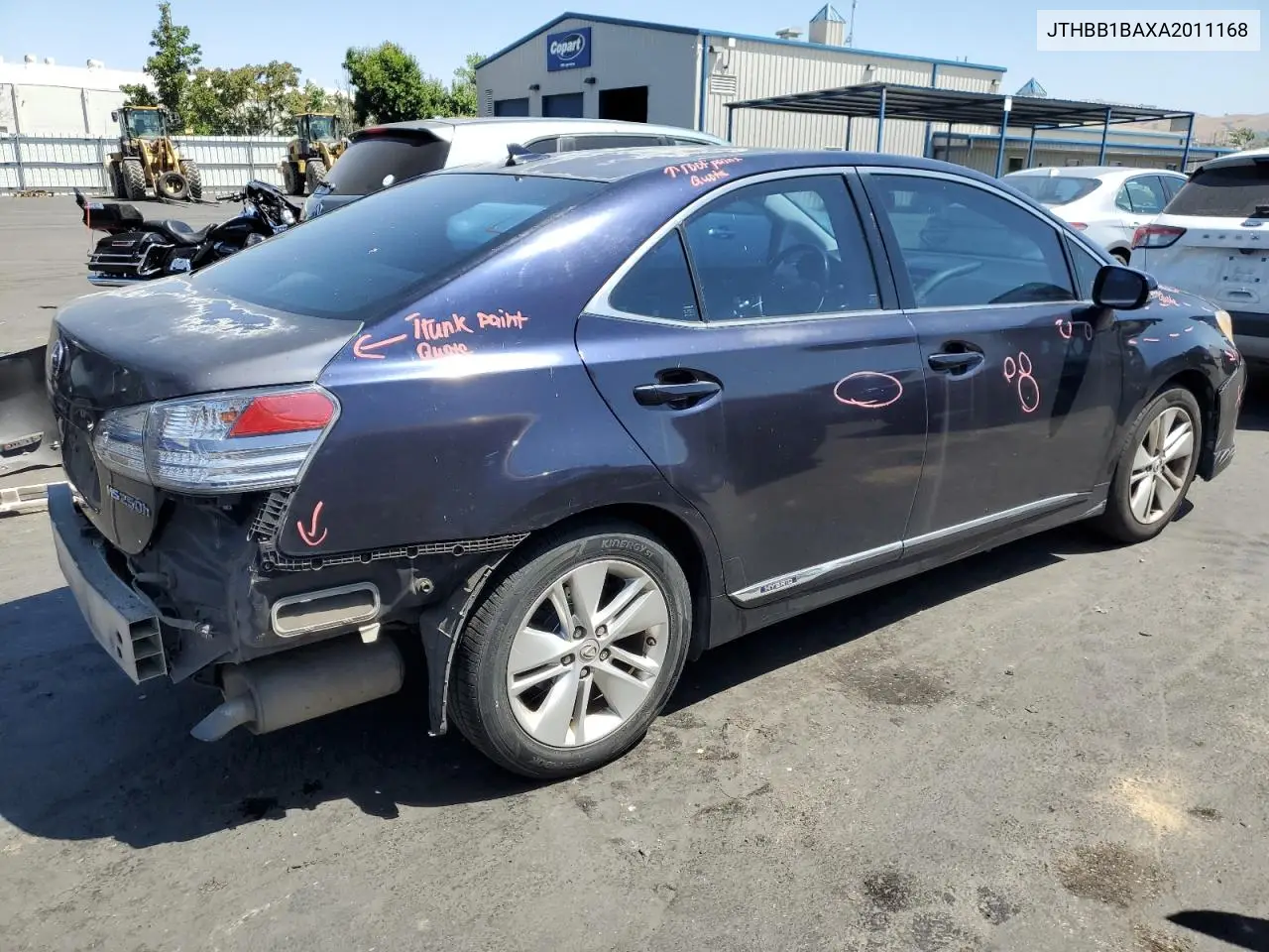 2010 Lexus Hs 250H VIN: JTHBB1BAXA2011168 Lot: 60274485