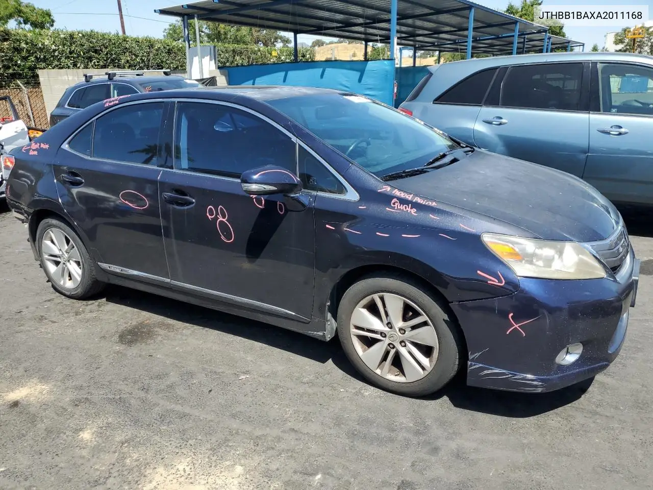 2010 Lexus Hs 250H VIN: JTHBB1BAXA2011168 Lot: 60274485