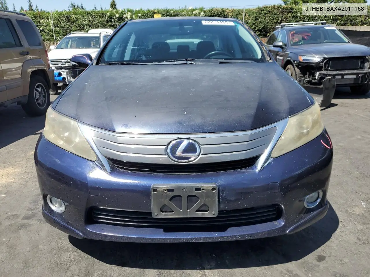 2010 Lexus Hs 250H VIN: JTHBB1BAXA2011168 Lot: 60274485