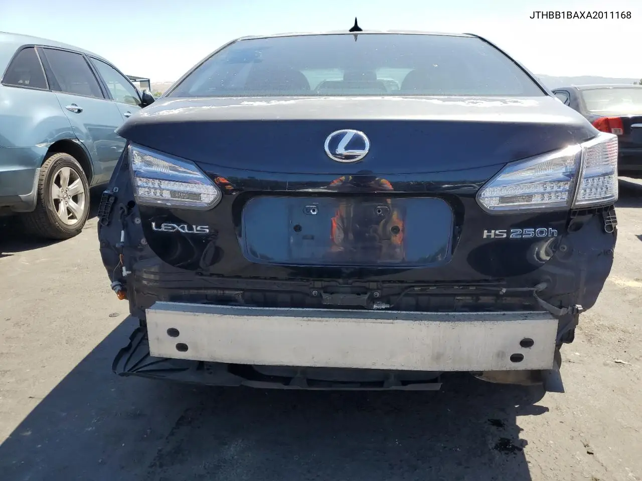 2010 Lexus Hs 250H VIN: JTHBB1BAXA2011168 Lot: 60274485