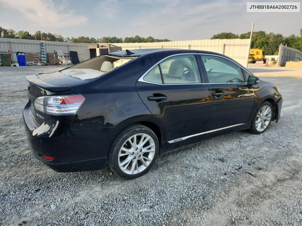 2010 Lexus Hs 250H VIN: JTHBB1BA6A2002726 Lot: 61481755