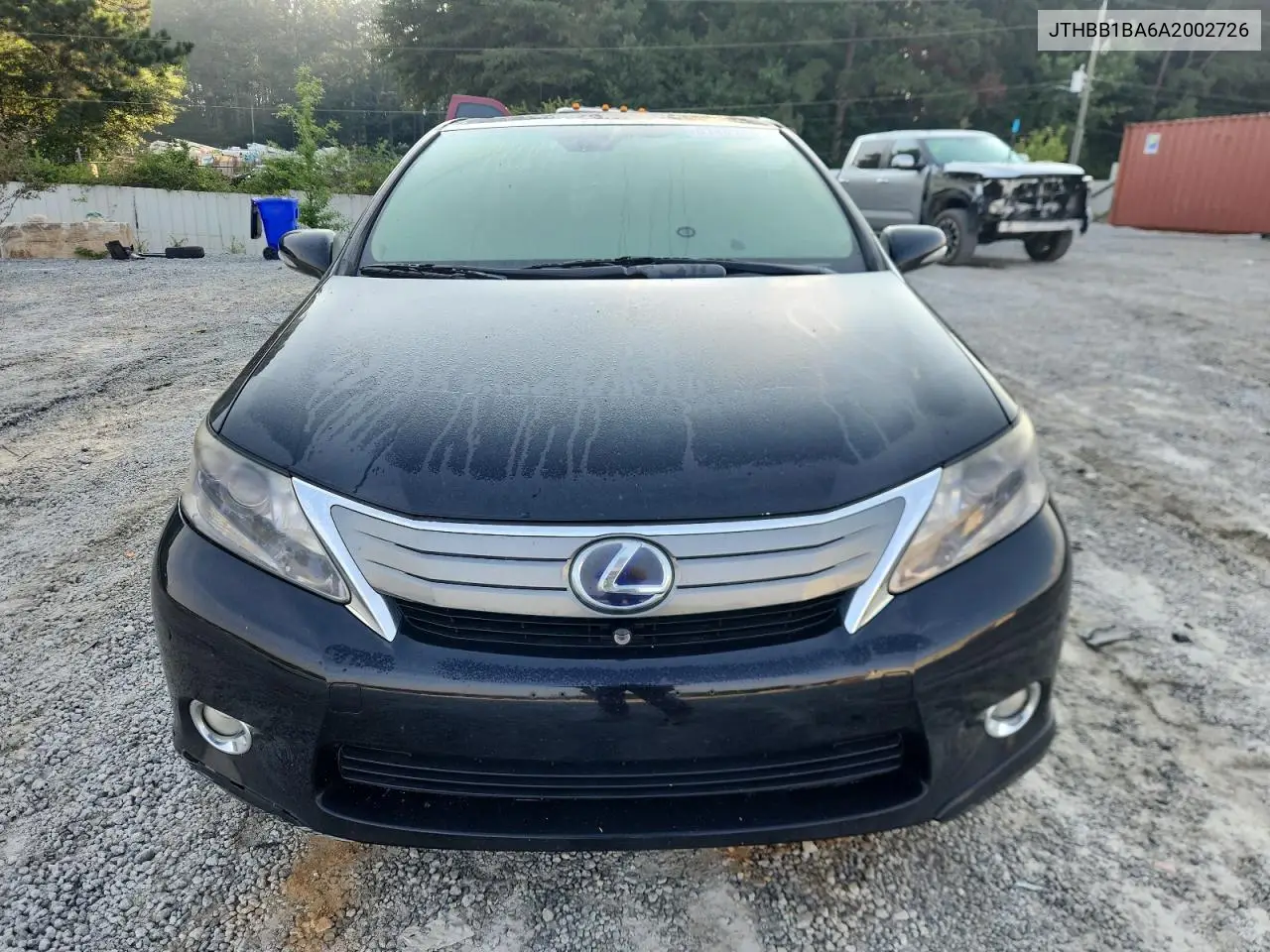 2010 Lexus Hs 250H VIN: JTHBB1BA6A2002726 Lot: 61481755