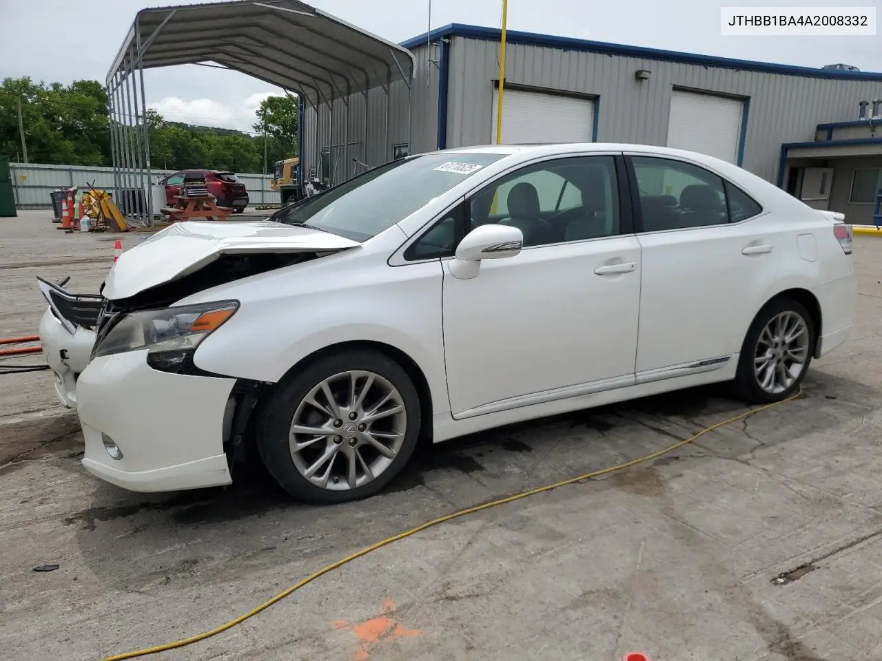 2010 Lexus Hs 250H VIN: JTHBB1BA4A2008332 Lot: 61770525