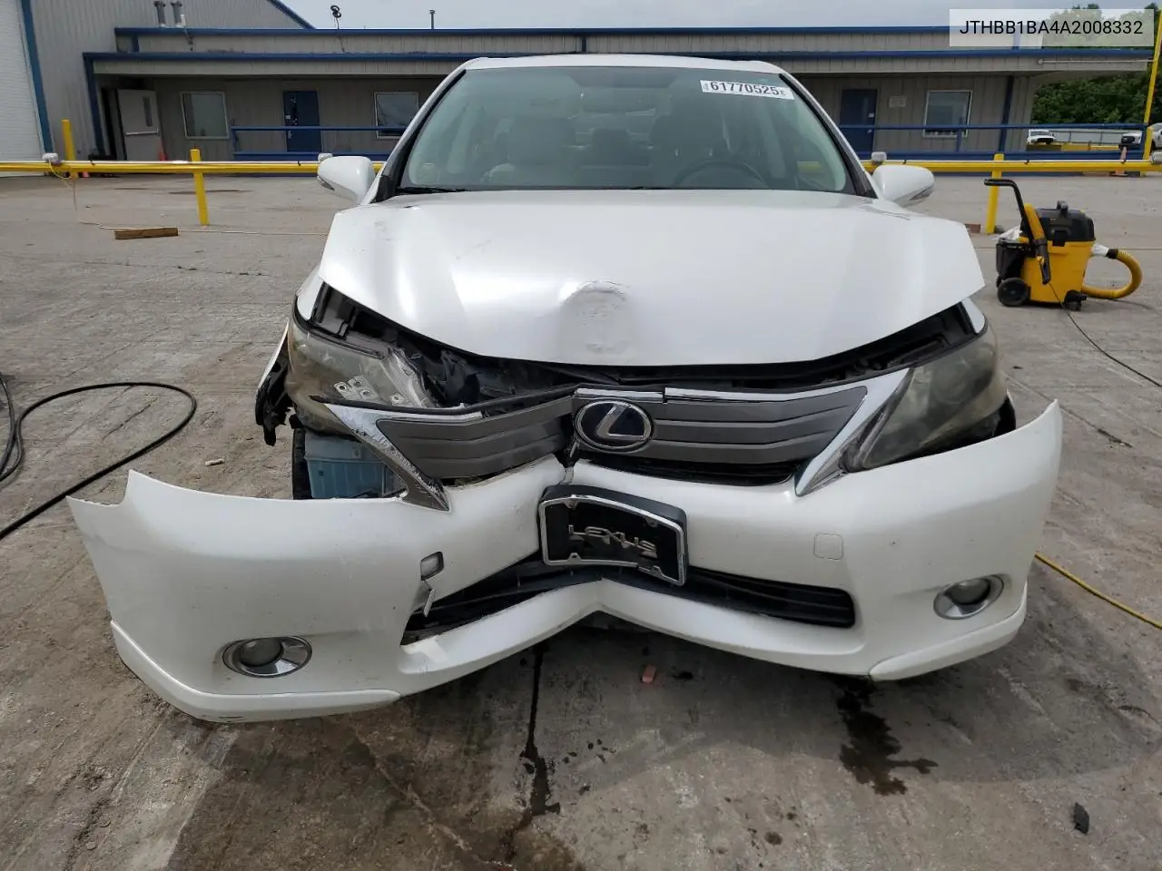 2010 Lexus Hs 250H VIN: JTHBB1BA4A2008332 Lot: 61770525