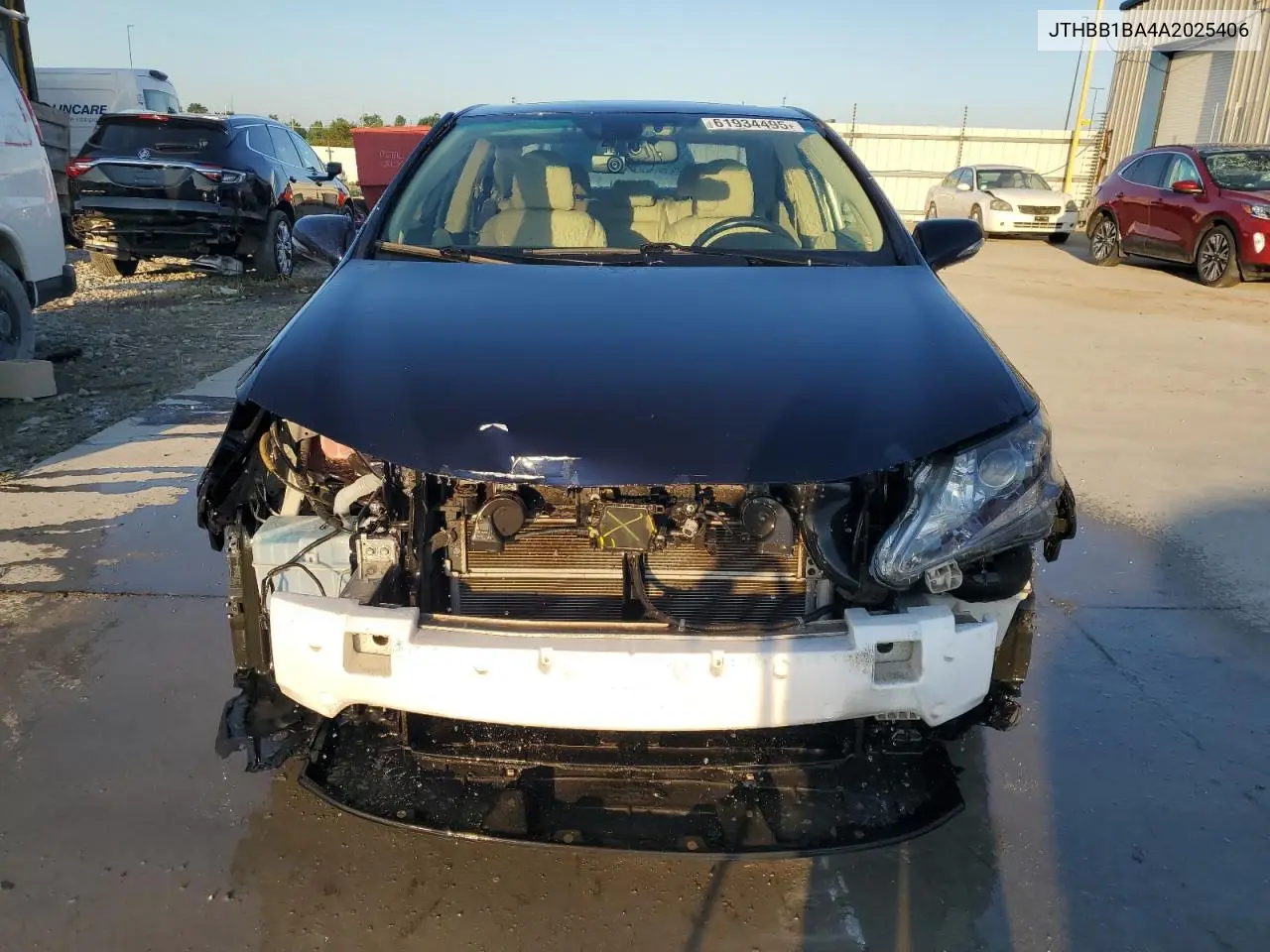 2010 Lexus Hs 250H VIN: JTHBB1BA4A2025406 Lot: 61934495