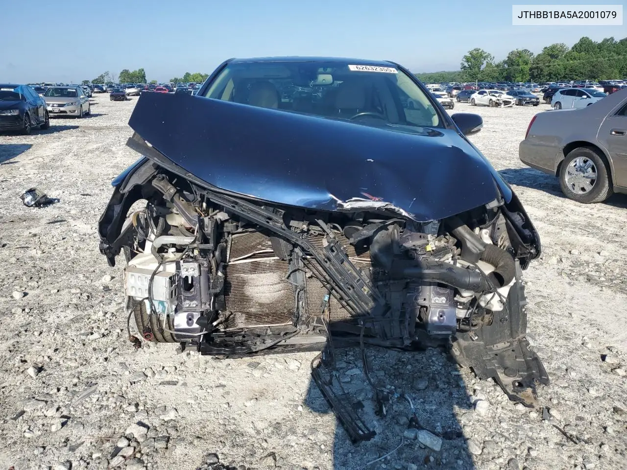 2010 Lexus Hs 250H VIN: JTHBB1BA5A2001079 Lot: 62632355