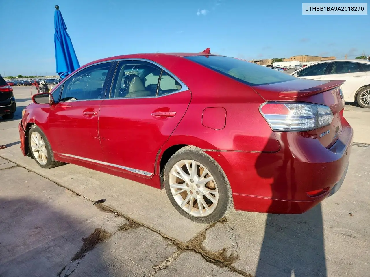 2010 Lexus Hs 250H VIN: JTHBB1BA9A2018290 Lot: 62651245
