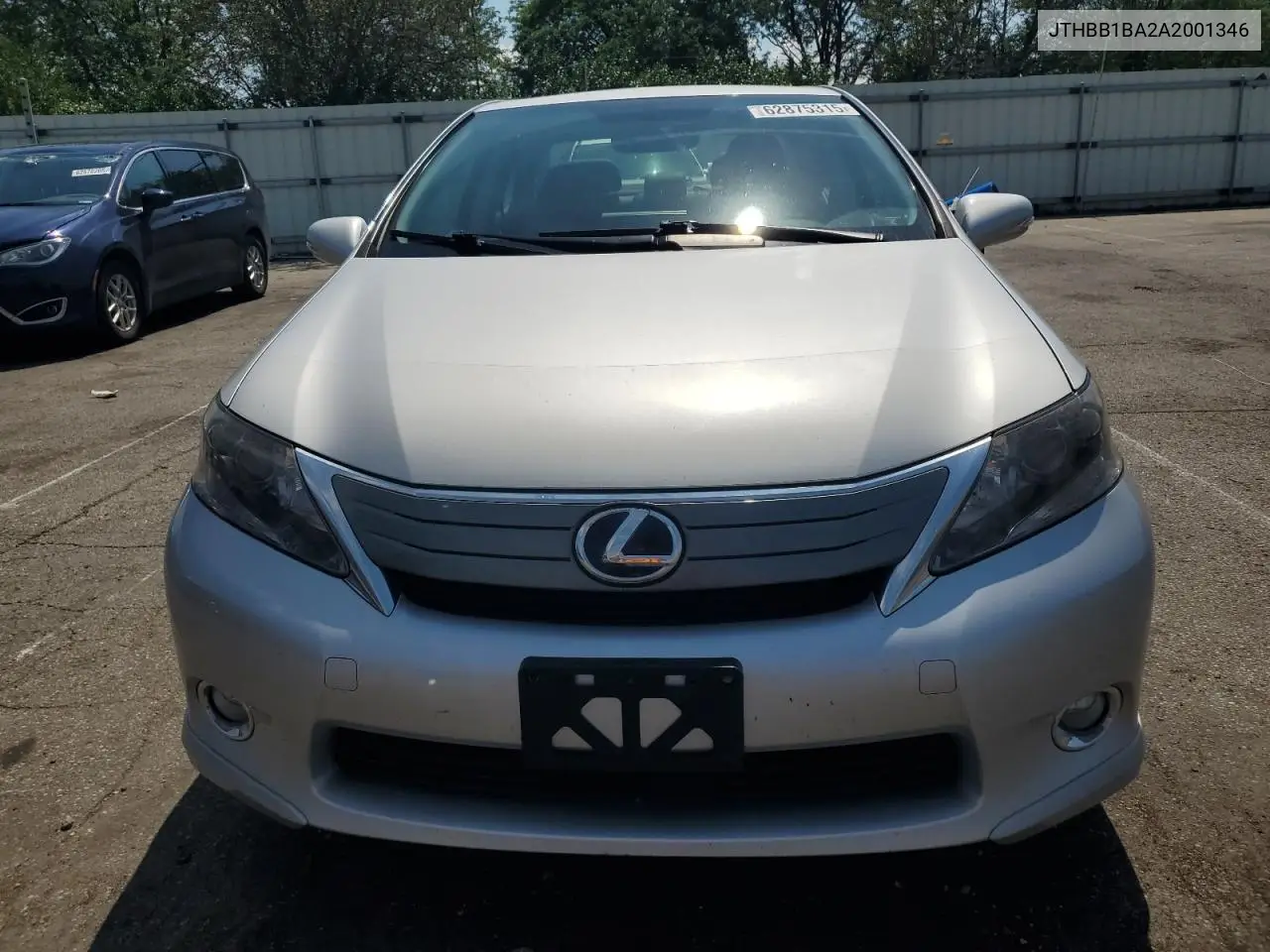 2010 Lexus Hs 250H VIN: JTHBB1BA2A2001346 Lot: 62875315