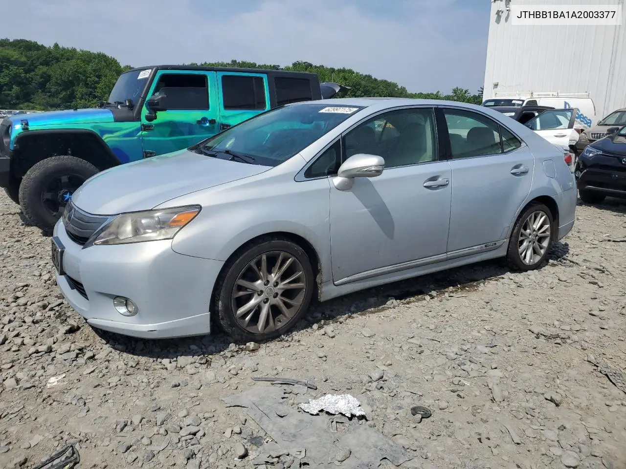 2010 Lexus Hs 250H VIN: JTHBB1BA1A2003377 Lot: 62997175