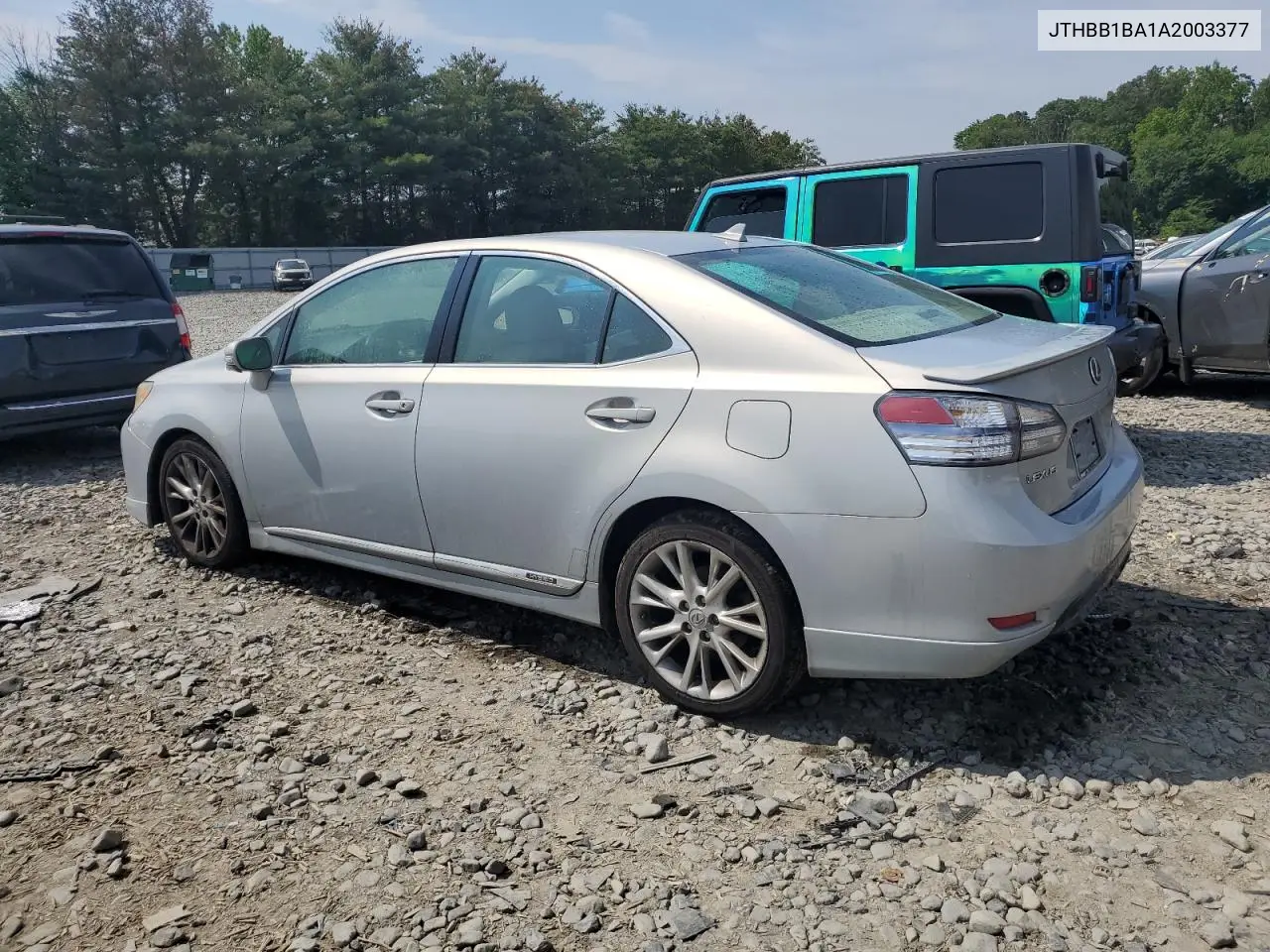 2010 Lexus Hs 250H VIN: JTHBB1BA1A2003377 Lot: 62997175