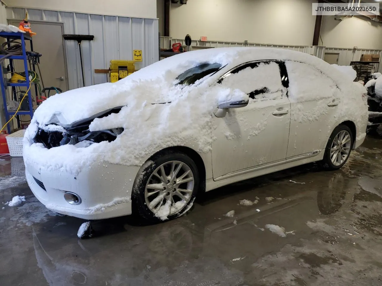 2010 Lexus Hs 250H VIN: JTHBB1BA5A2023650 Lot: 87910785