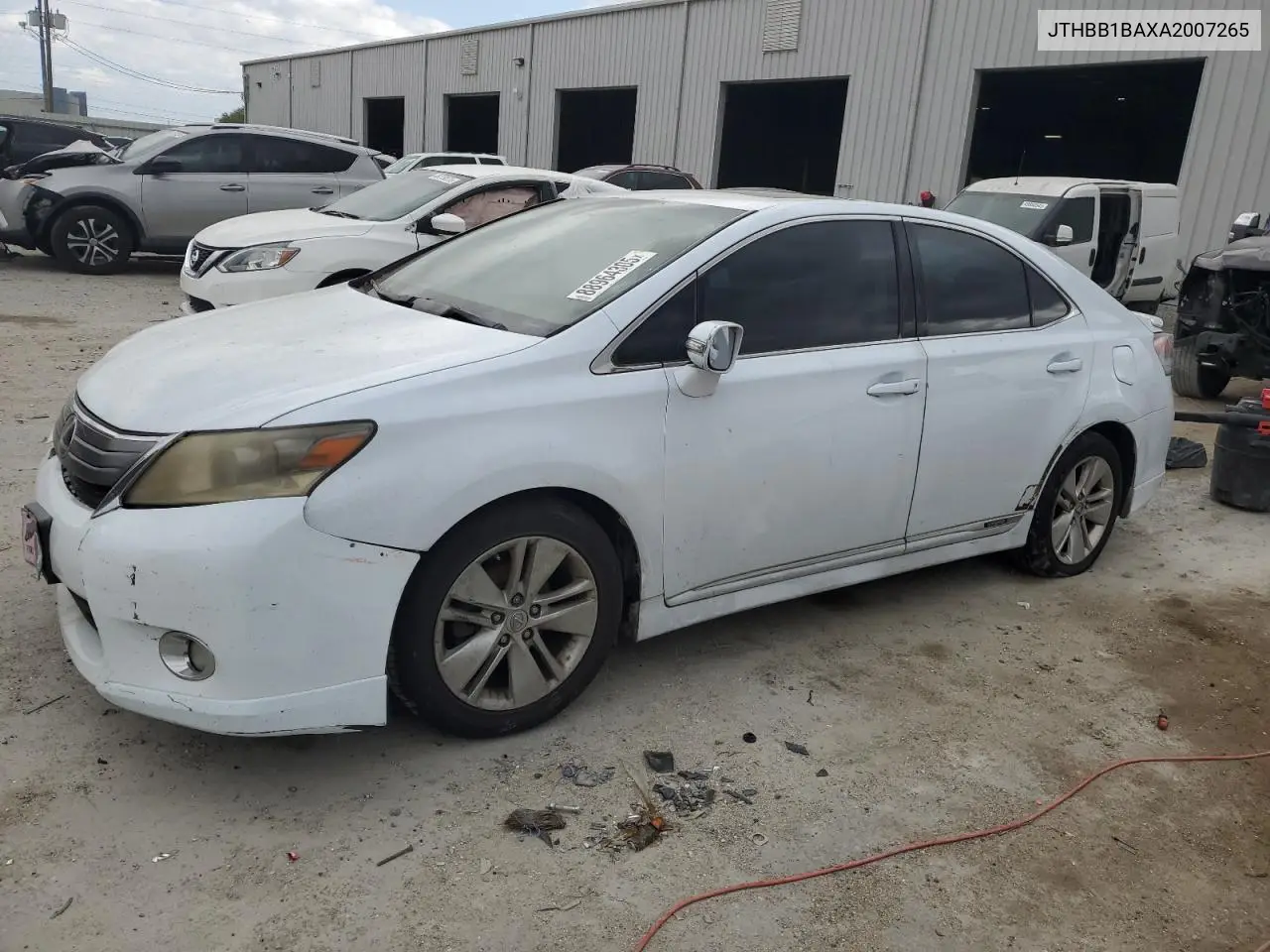 2010 Lexus Hs 250H VIN: JTHBB1BAXA2007265 Lot: 88964305