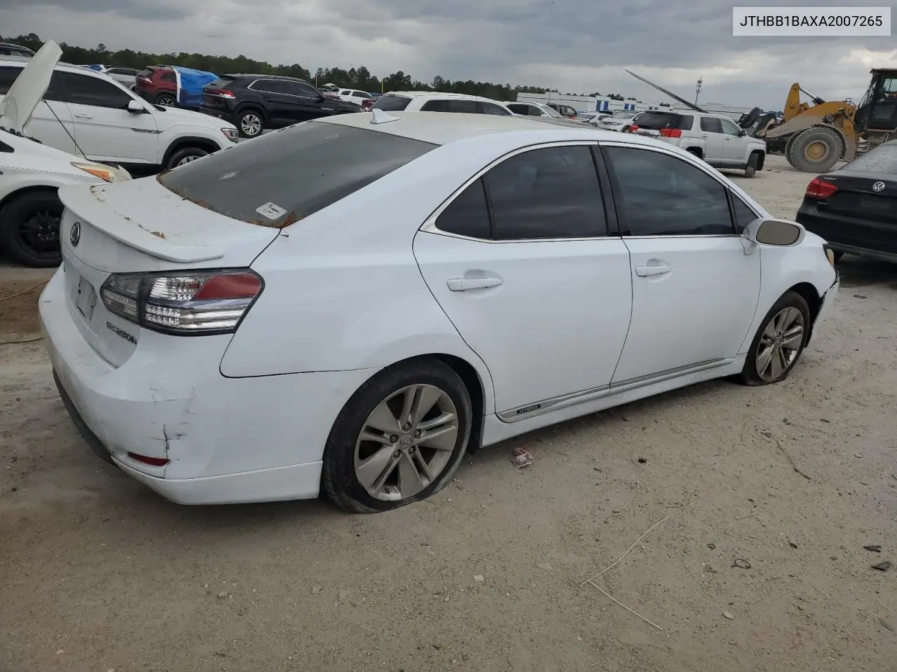 2010 Lexus Hs 250H VIN: JTHBB1BAXA2007265 Lot: 88964305