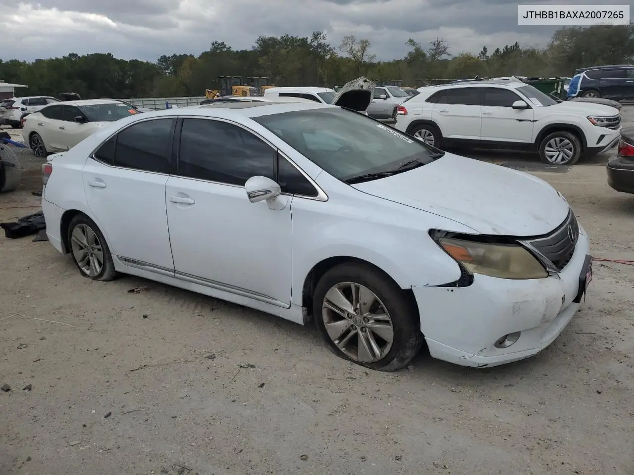 2010 Lexus Hs 250H VIN: JTHBB1BAXA2007265 Lot: 88964305