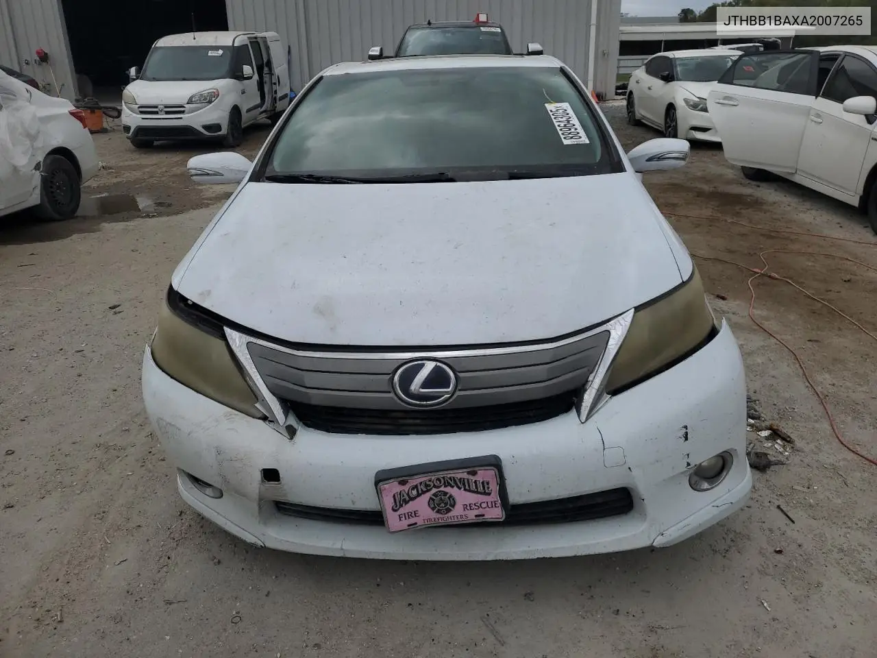 2010 Lexus Hs 250H VIN: JTHBB1BAXA2007265 Lot: 88964305