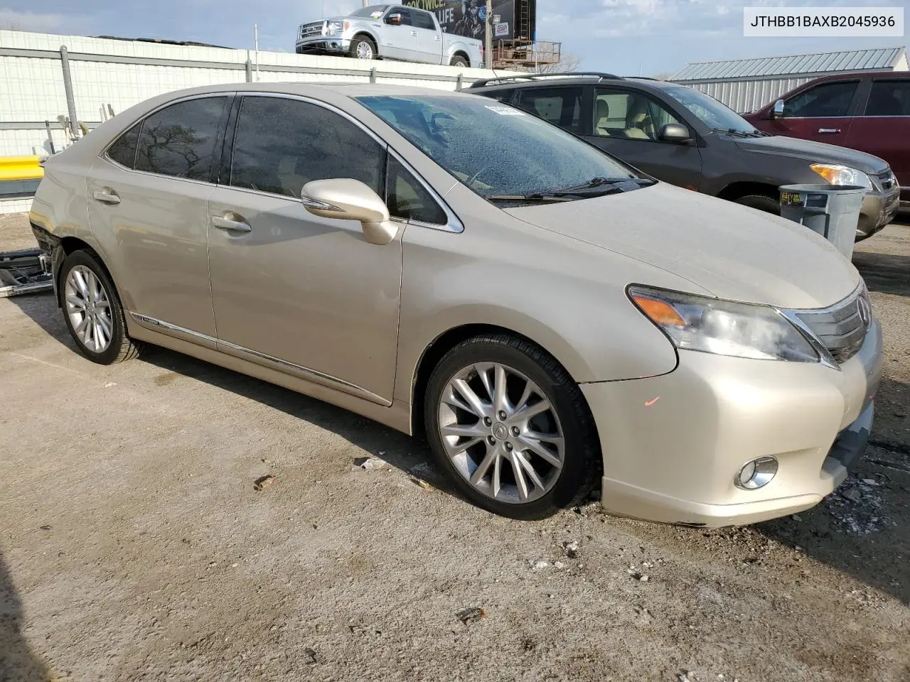 2011 Lexus Hs 250H VIN: JTHBB1BAXB2045936 Lot: 50404155
