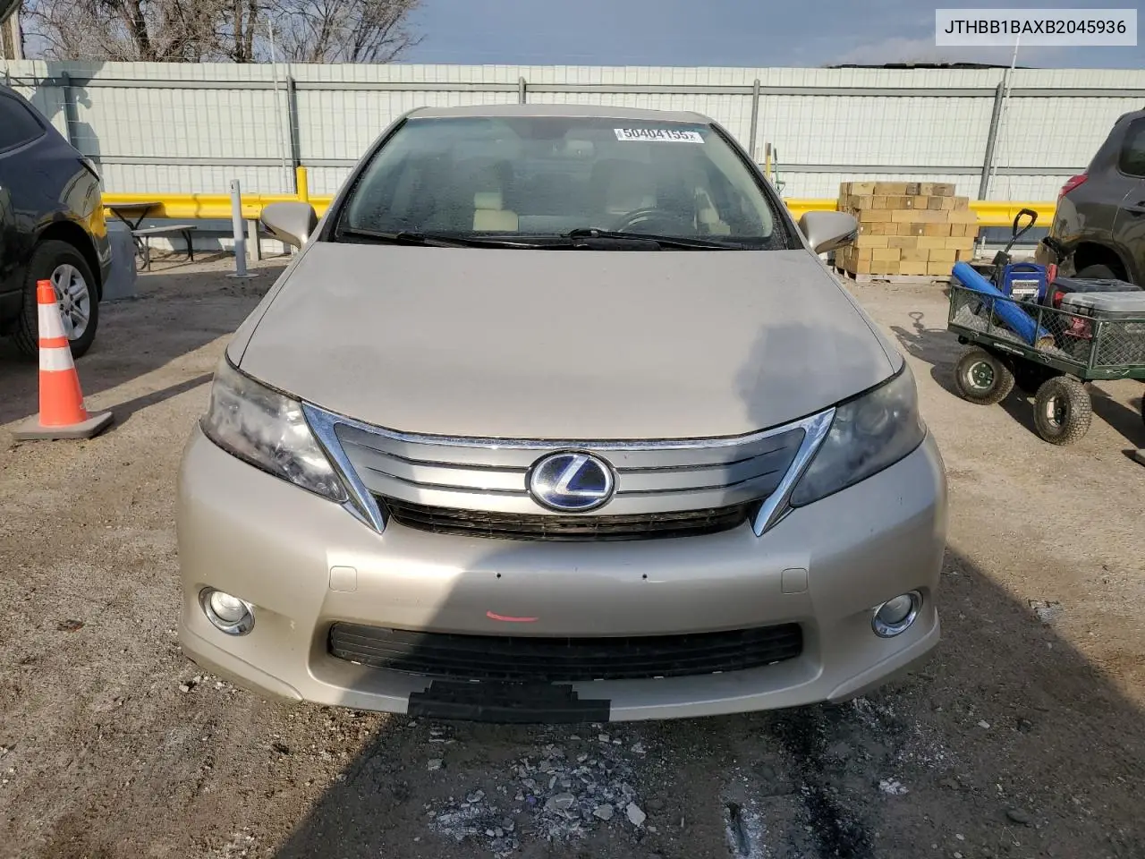 2011 Lexus Hs 250H VIN: JTHBB1BAXB2045936 Lot: 50404155