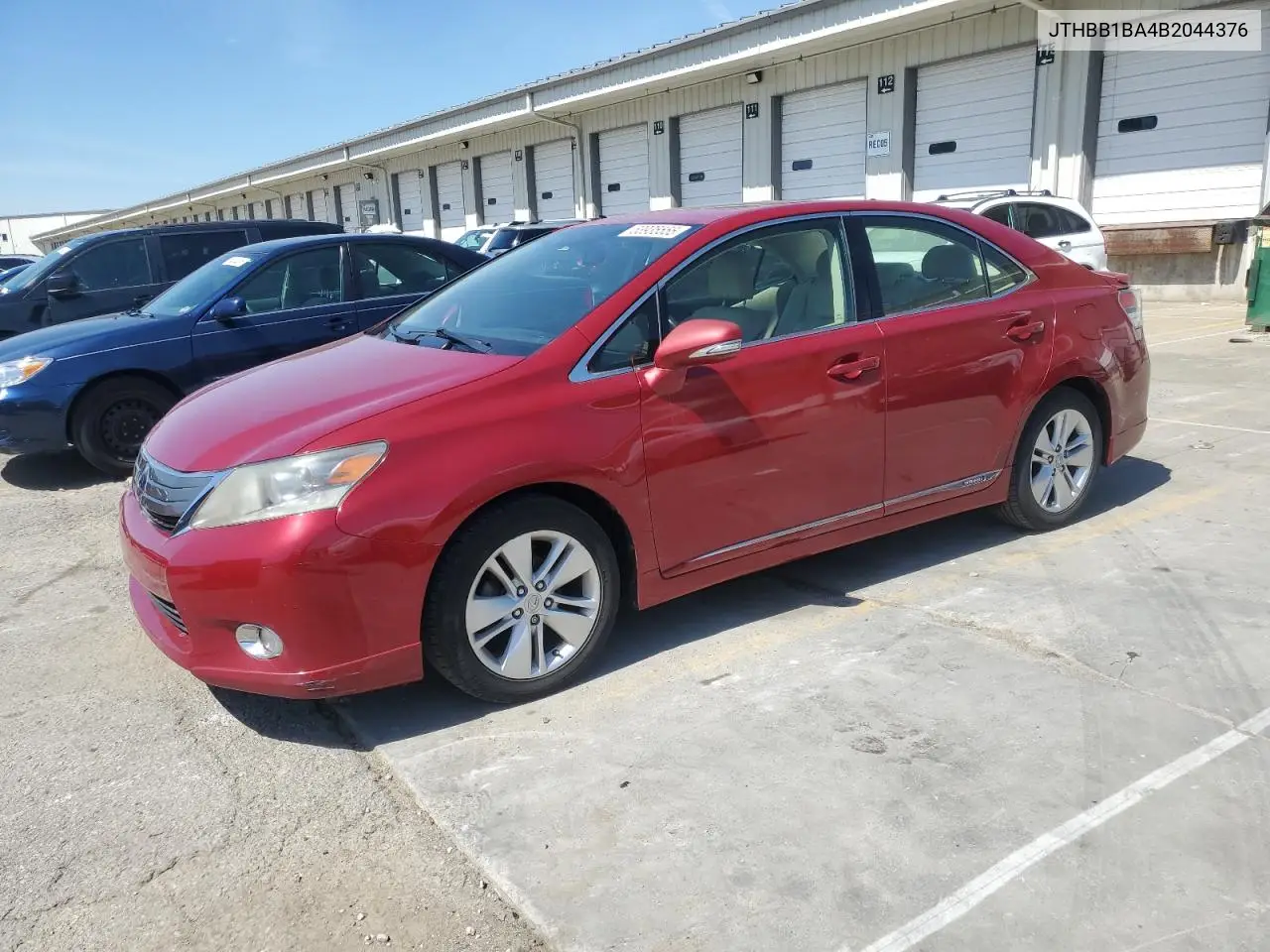 2011 Lexus Hs 250H VIN: JTHBB1BA4B2044376 Lot: 53935555