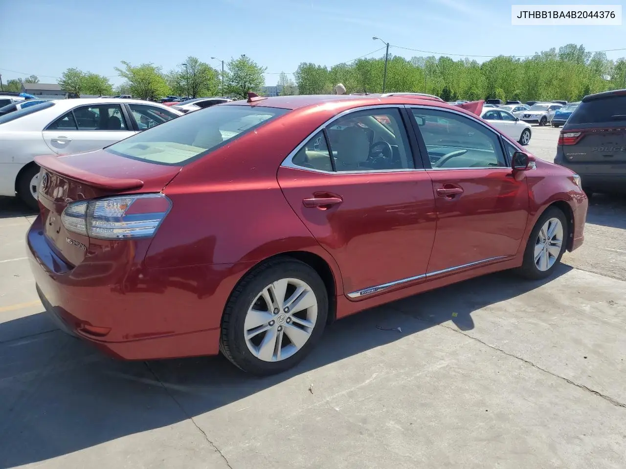 2011 Lexus Hs 250H VIN: JTHBB1BA4B2044376 Lot: 53935555