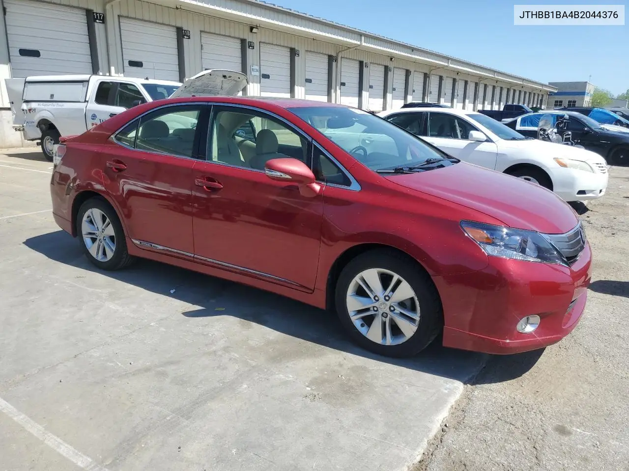 2011 Lexus Hs 250H VIN: JTHBB1BA4B2044376 Lot: 53935555