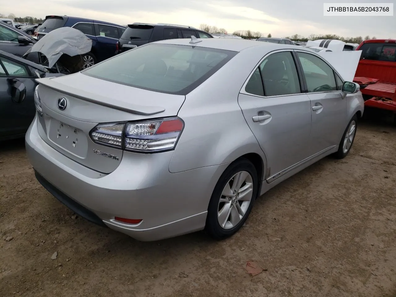 2011 Lexus Hs 250H VIN: JTHBB1BA5B2043768 Lot: 57519164