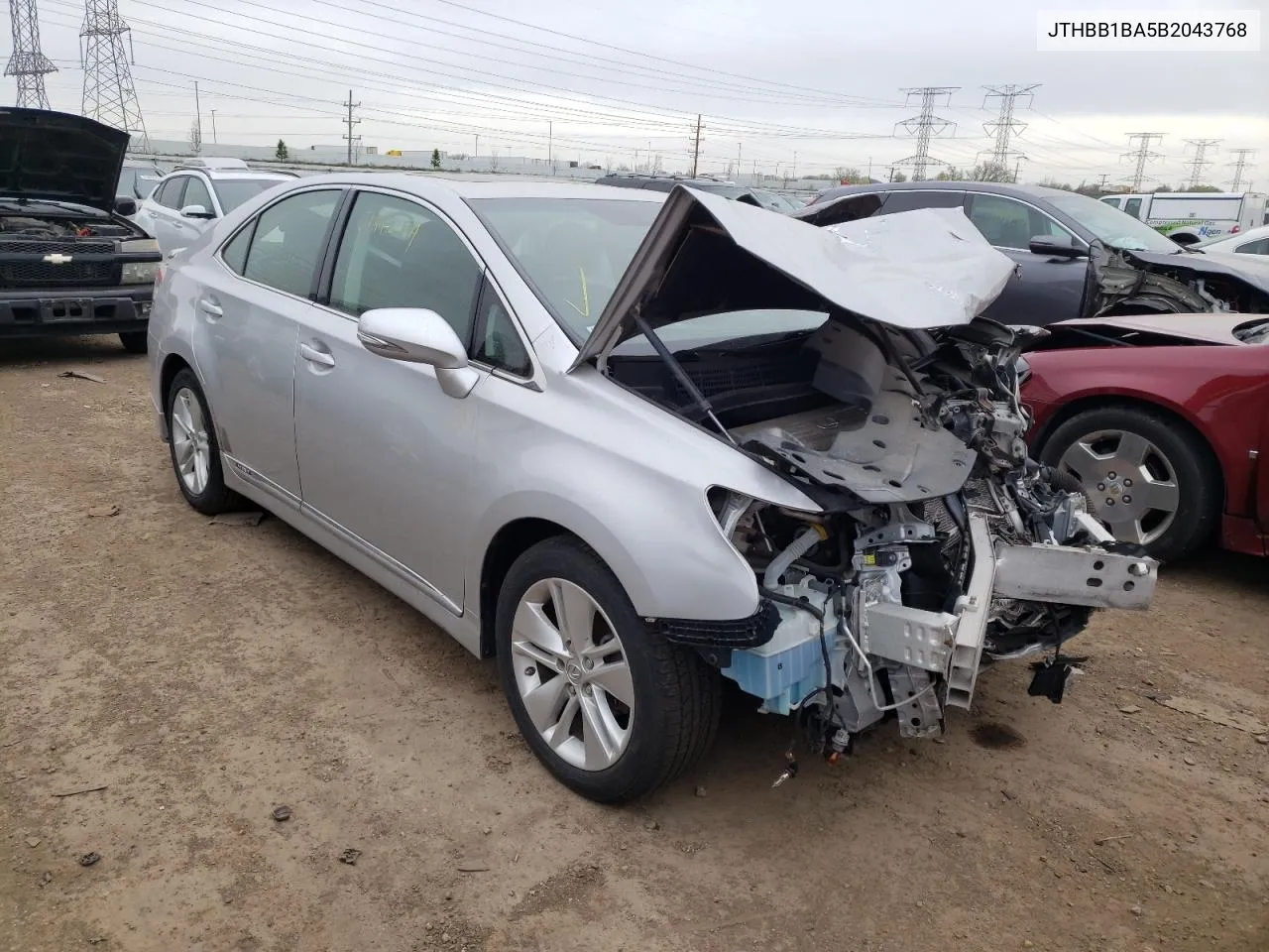 2011 Lexus Hs 250H VIN: JTHBB1BA5B2043768 Lot: 57519164