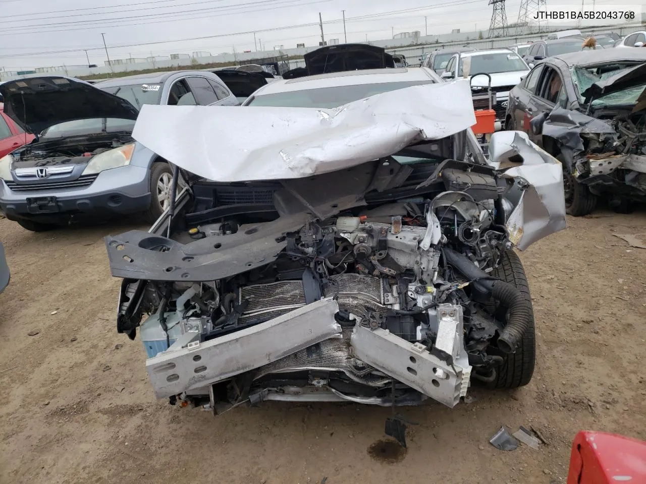2011 Lexus Hs 250H VIN: JTHBB1BA5B2043768 Lot: 57519164